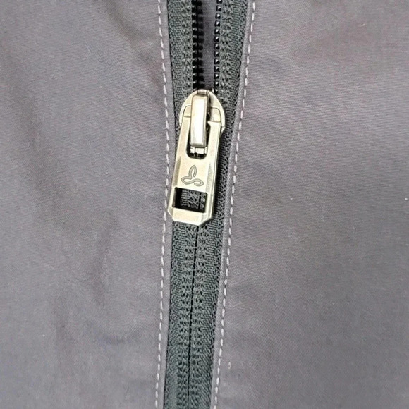 Prana Gray Zip Up‎ Medium Weight Jacket Womens All Seasons Coat Zip Pockets M - Picture 3 of 7